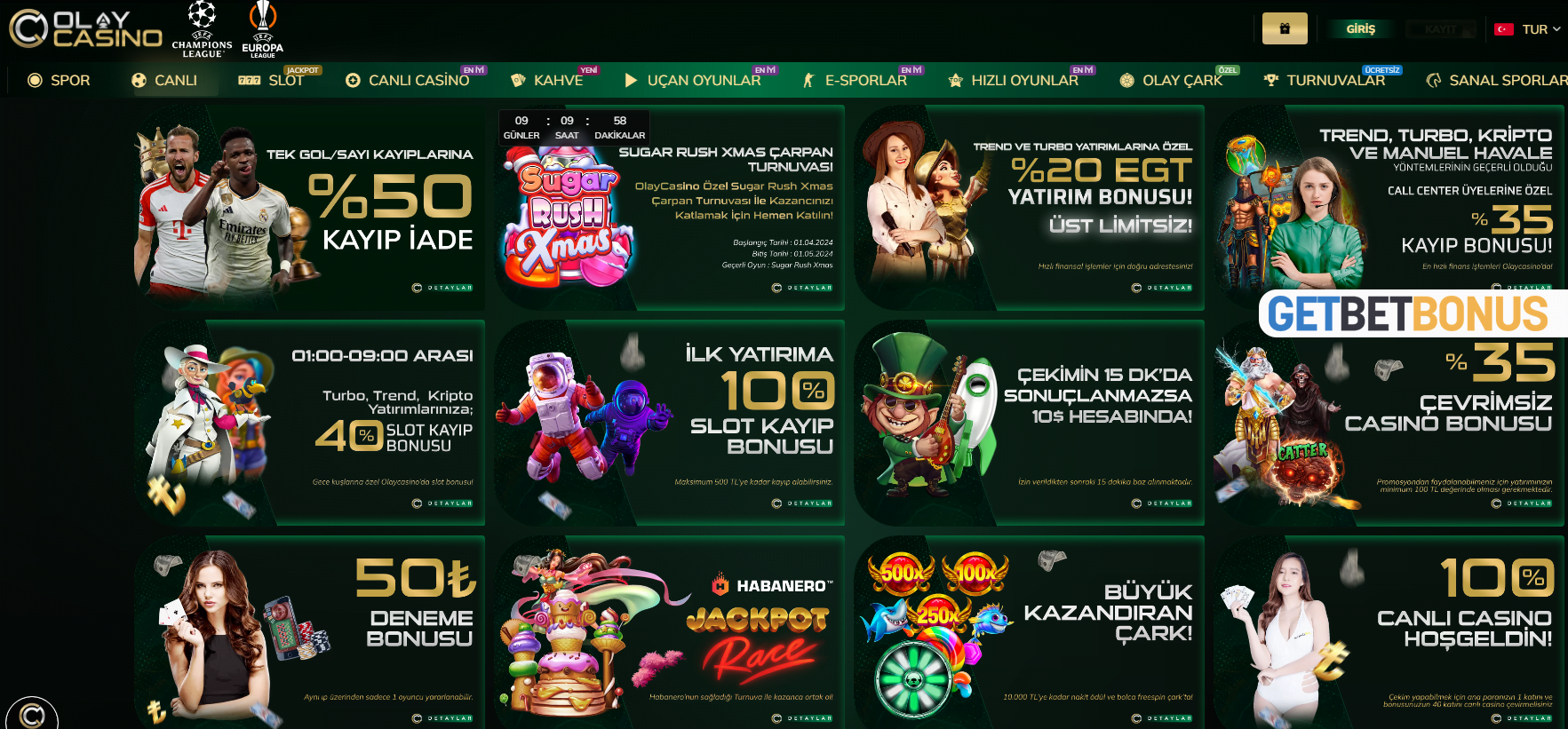 Olay Casino Bonusları